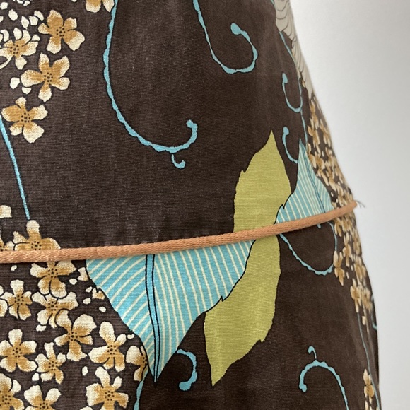 Floral Print Stretch Skit - Picture 5 of 6